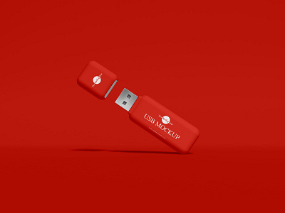 Free PSD USB Mockup Design Vol: 1