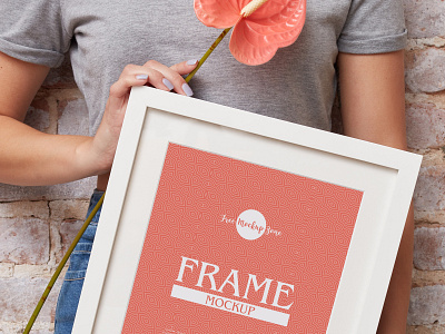 Free Girl Showing PSD Frame Mockup Design advertising branding download frame mockup free free mockup free psd mockup freebie freebies mock up mockup mockup free mockup psd mockup template psd psd mockup