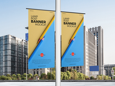 Free Lamp Post Banners Mockup banners banners mockup branding download font free free mockup freebie identity lamp post banners mockup logo mock up mockup mockup free mockup psd mockups print psd stationery template