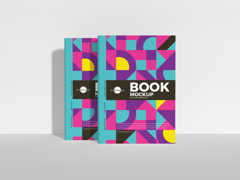 Download Free Book Mockup For Cover Branding by Free Mockup Zone on ...