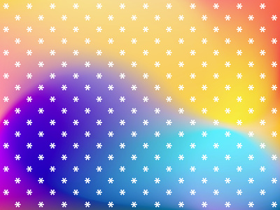DVRX Asterisk Pattern asterisk brand color colorful colors devereux dvrx golf gradient pattern