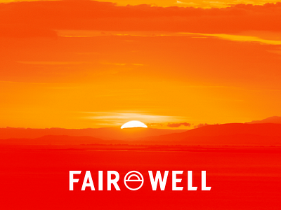 FairWell brand branding cannabis design logo marijuana medical medicinal modern sun sunrise typography