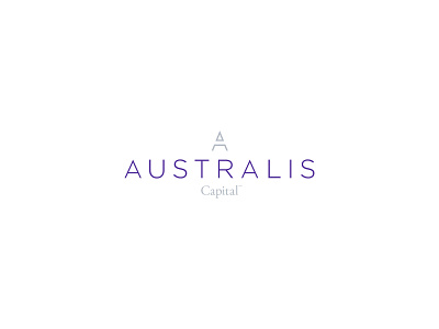 Australis Capital a au aus australis brand branding canada cannabis capital design graphic logo logomark logotype marijuana mark medical medicinal type typography
