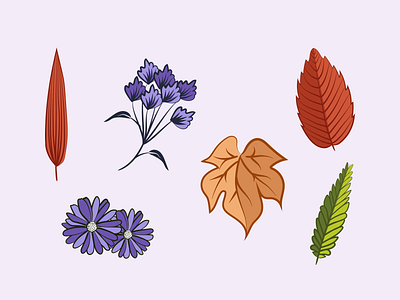 Hello Autumn 🍁 art artwork autumn colors drawings floral illustration illustration art illustrator leaves line drawing