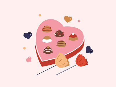Mother's Day Chocolate 🍫 candy chocolate chocolates colors cute drawings emotion flowers happy illustration illustration art love mom mommy sweet sweetness vector