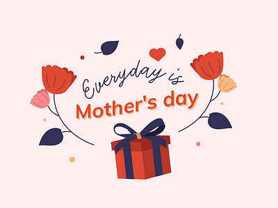 Happy Mother's Day 😍 artwork drawings floral flower illustration gift illustration illustration art love mom motherhood mothers mothers day mothersday typography typography art vector vector illustration