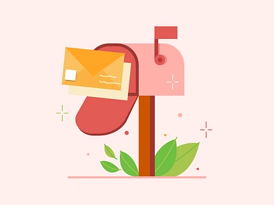 Mailbox 📩 artwork colors illustration illustration art illustrator letters mail mailbox mailing new message vector vector illustration