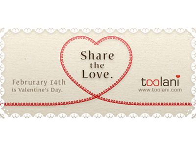 Share The Love ad banner cable communication day heart illustration illustrator iloveyou love photoshop promotion share telephony the valentines
