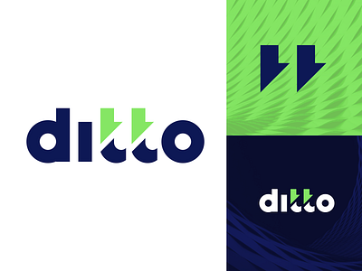 Ditto Logo branding design ditto graphic design identity logo