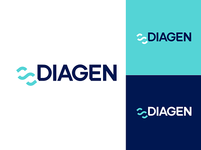 Diagen Logo branding design diagen identity logo vector