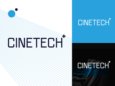 Cinetech+ logo branding cinetech design identity lettering logo