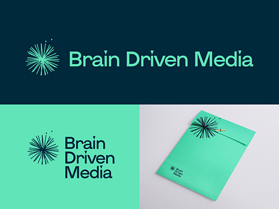 Brain Driven Media Logo braindrivenmedia branding design identity logo neuromarketing