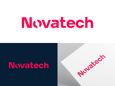 Novatech logo branding design graphic design identity logo novatech