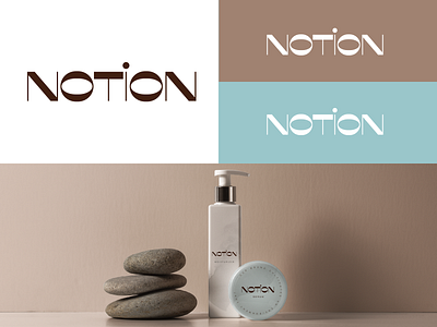Notion Logo branding design graphic design identity lettering logo notion