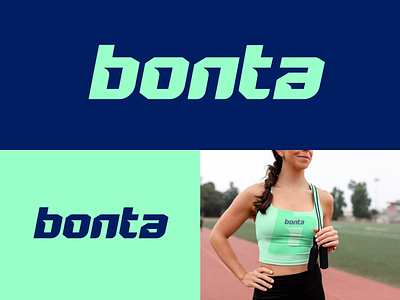 bonta sportswear bonta branding design graphic design identity lettering logo sport sportswear