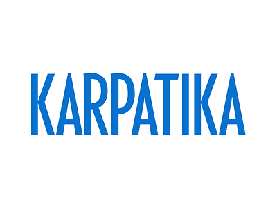 Karpatika branding design lettering logo packaging