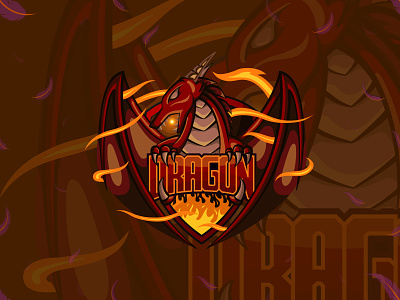 Dragon Esport Logo and Mascot