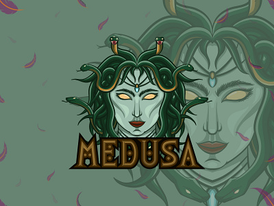 Medusa eSports logo | Mascot animal artwork cartoon design drawing esport fantasy horse illustration logo mascot medusa myth snake t shirt vector