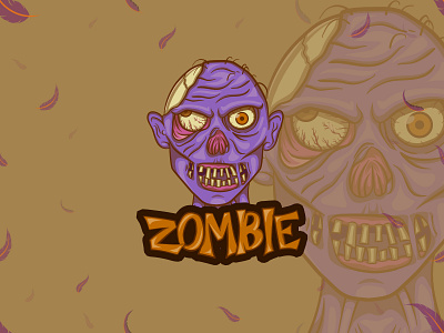 Zombie eSports logo | Mascot art character clothing dead death esport game gaming illustration illustrator infect logo mascot merch merchandise monster tshirt vector virus