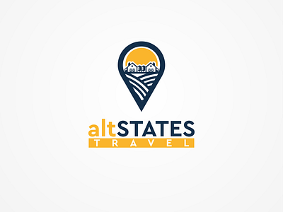 Alt state design illustration logo