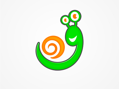 Snail logo design