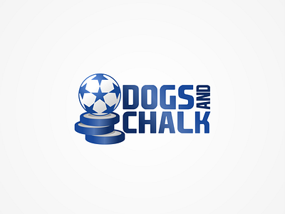 dogs and chalk branding design icon logo vector