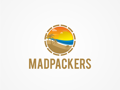 madpacker design illustration logo vector