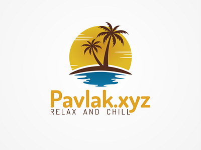 Pavlak relax and shill branding design logo vector