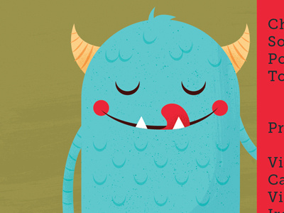 Monster Milk character design illustration monster vector