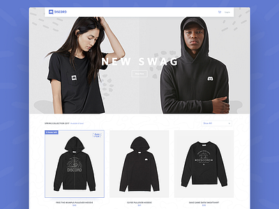 Merch Homepage