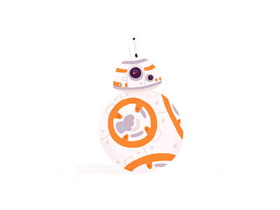 BB-8 bb-8 bb8 doodle droid illustration may the 4th star wars