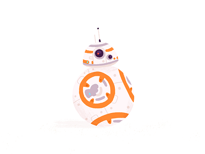 BB-8 bb 8 bb8 doodle droid illustration may the 4th star wars