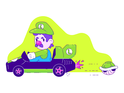 Mario Kart Luigi