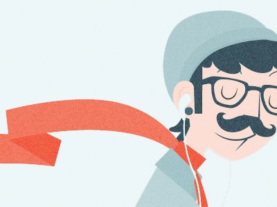 Stache glasses illustration mustache progess