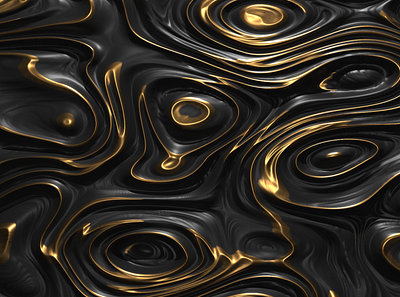 Generative Flow Wall (Black) 3d 3d animation 3d art abstract art abstract design abstraction aftereffects animated gif animation black dark design flow generative art gold houdini noise sidefx