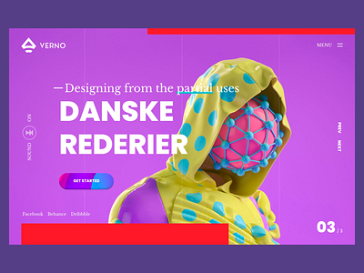 Verno | Creative Showcases for Agencies agency creative design header parallax responsive slider theme user friendly wordpress
