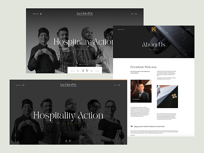 Les Clefs d'Or - GB custom elementor figma header project redesign slider ui wordpress