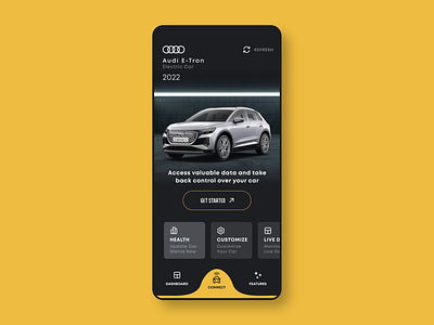 Carly Re-Design Mobile App app carly connect device mobile modern redesign solid vehicle