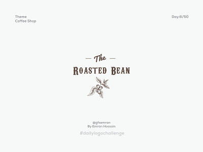 Coffee Shop- Daily Logo Challenge: Day 6 bean logo branding coffee shop coffee vintage logo design graphic design icon letter logo logo typography vector