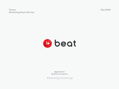 Streaming Music Startup- Daily Logo Challenge: Day 9