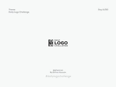 Daily Logo Challenge- Daily Logo Challenge: Day 11 branding colours design icon illustration letter logo logo typography vector