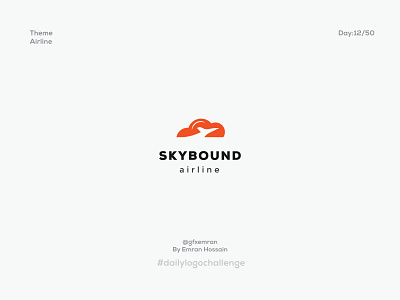 Airline- Daily Logo Challenge: Day 12 branding colours design graphic design icon illustration letter logo logo typography vector