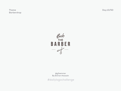 Barbershop- Daily Logo Challenge: Day 13 branding colours design graphic design icon illustration letter logo logo salon typography vector