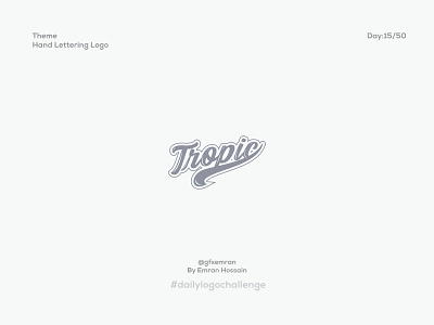 Hand Lettering Logo- Daily Logo Challenge: Day 15