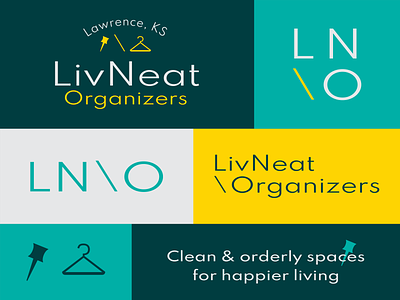 Logo for LivNeat branding design graphicdesign logo logoset logotype