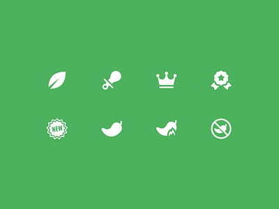 Icon set: Burger delivery icon icon design icon set iconography illustration vector web