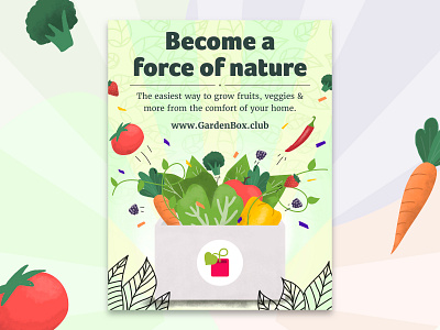 Veggie Poster - Garden Box