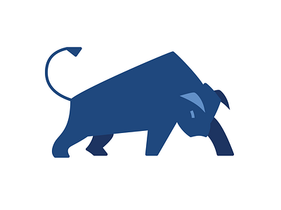Taurus Logo | Filled branding design fintech logo vector