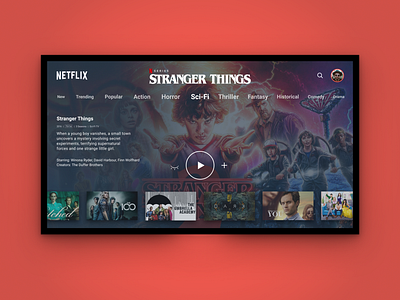 Streamly Netflix Screen