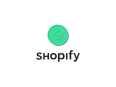 Shopify Logo Redesign branding design logo typography vector